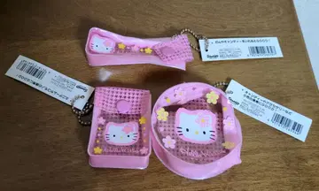 헬로키티 스트랩 세트 3개