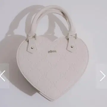 pium 모노그램 하트 백
