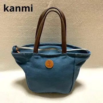 [ Kanmi. ] 칸미 토트백 가죽 x 캔버스 숄더