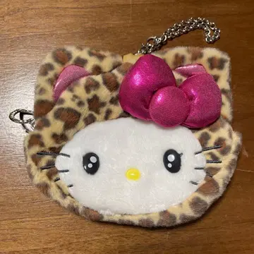 산리오 키티 페이스 파우치 갸루 고양이