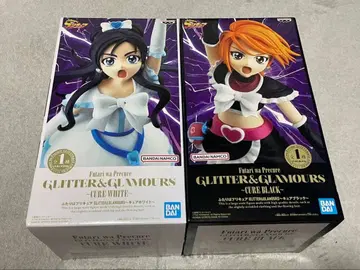 빛의 전사 프리큐어 큐어 화이트 큐어 블랙 피규어 2종 세트