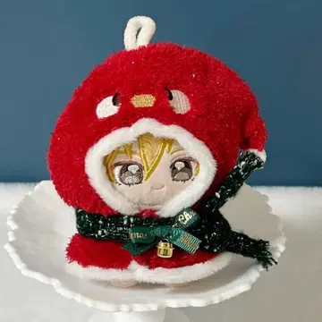 10cm 옷 인형옷 빨간색 이츠누이 앙스타 크리스마스 2세트