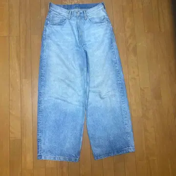 h&m 슈퍼 배기 슈퍼 배기 데님 30/32 품절 모델