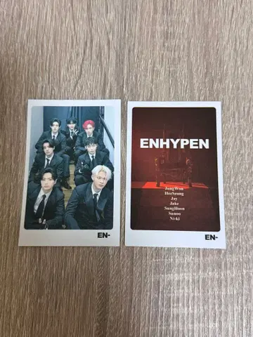 ENHYPEN MESSAGE CARD
