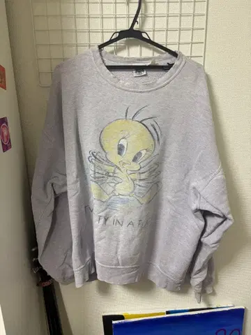 레어 USA 빈티지 트위티 맨투맨 아메카지 90년대