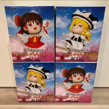 [ 4개 세트 ] 동방 Project 유유코풍 SD 피규어