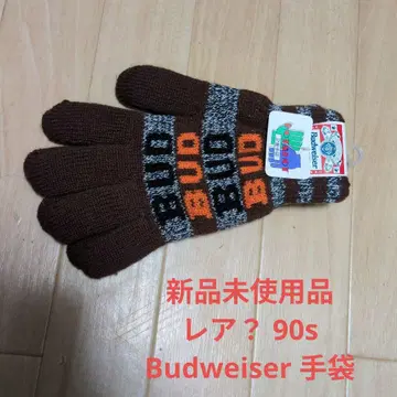 레어? 미사용 새상품 90s Budweiser 장갑 프리 사이즈