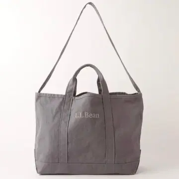 L.L.Bean 라이트 그레이 그로서리 토트백