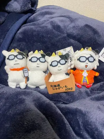 백성 귀족 마스코트 키체인 아라카와 히로시 모듬 4종 세트