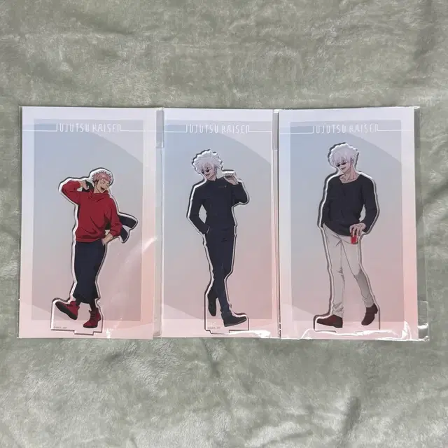 주술회전 AJ 2024 이타도리 유지 고죠 사토루 아크릴 스탠드 일괄