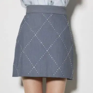 rienda 리엔다 비쥬 타이트 미니 스커트 그레이