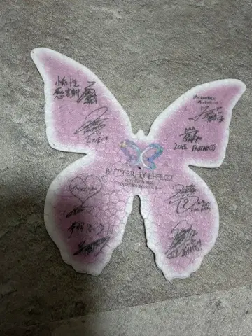[ 새상품급 ] FANTASTICS 라이브 낙하물 나비 사인 판타 메시지