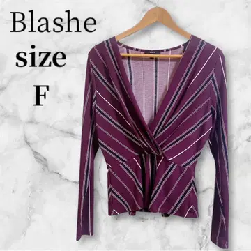 [해외 수입] 긴팔 상의 보르도 스트라이프 신축성이 좋아 착용감 최고