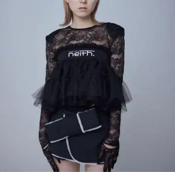 neith. 네이스 튤 뮤티 탑 튤 상의 스커트