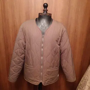 뱅크스 저널.BANKS.JOURNAL 브라운 퀼팅 자켓