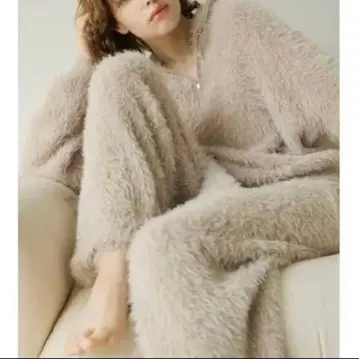 SNIDEL HOME 샤기 롱 팬츠