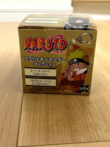 나루토 소년편 아크릴 키링 전 9종 컴플리트 미개봉 박스 포함