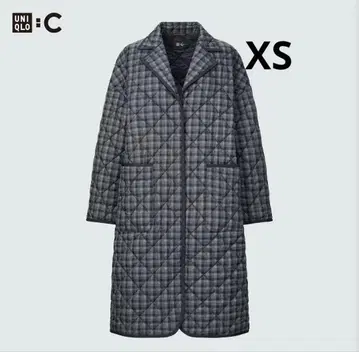 새상품급 UNIQLO 퍼프 테크 오버 사이즈 코트 XS