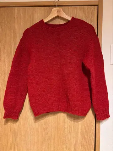 나카가와 마사시치 상점 니트 빨간색