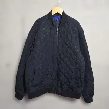 새상품급 구제 의류 APT.9 퀼팅 경량 충전솜 플라이트 자켓 블랙