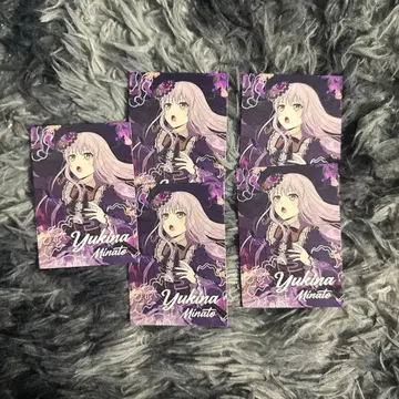 뱅드림! Roselia 미나토 유키나 캐릭터 카드 5장