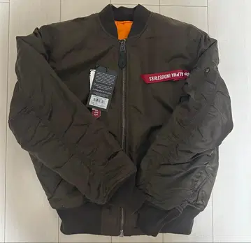 알파 MA-1 플라이트 자켓 M 사이즈 브라운