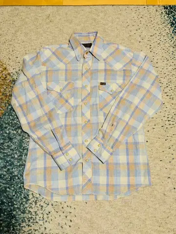 Wrangler 체크 무늬 긴팔 셔츠 웨스턴 셔츠 80s 70s