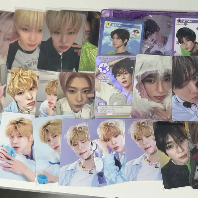 엔시티위시 시온 컬러 팝팝 앨범 특전 트레카 포카 일괄