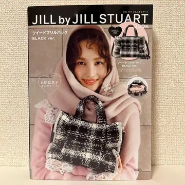 JILL by JILL STUART BOOK 트위드 프릴 백 BLA -