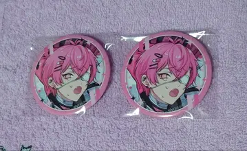 이레이스 솔로 원맨 캔뱃지 나이코 야나챠우 2개