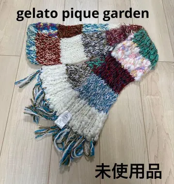 젤라또피케 가든 머플러 손뜨개질풍 머플러 젤라피케