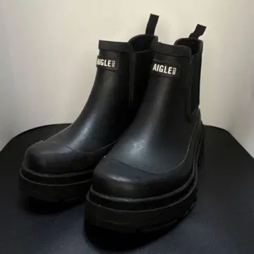 에이글 사이드 고어 레인부츠 장화 숏부츠 러버 24.5cm