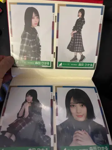 모리타 히카루 브로마이드 컴프 4장 세트