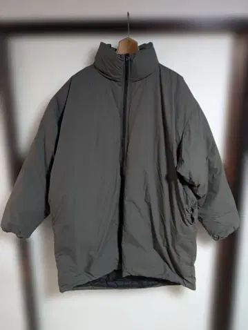 카키 하이넥 다운 자켓 L-XL