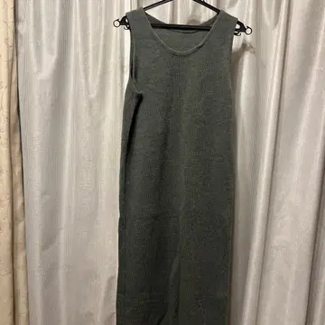 롱 니트 원피스 긴팔