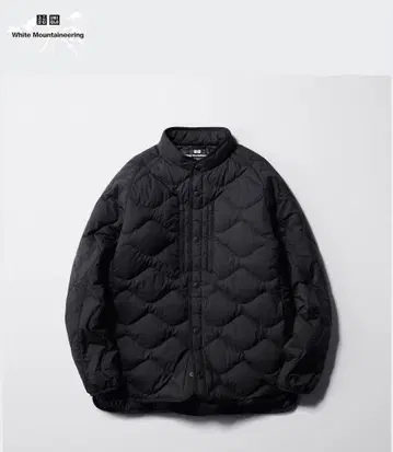 새상품급 유니클로 White Mountaineering 다운 자켓 L