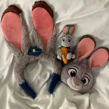 주디 머리띠, 봉제 인형, 미니백 세트 디즈니