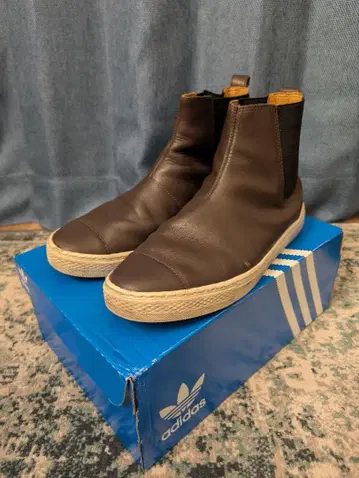 CONVERSE 하이컷 브라운 사이드 고어 부츠