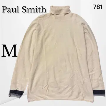 [ 폴스미스 ] 울 터틀넥 니트 루즈핏 아이보리 M