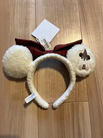 2025 디즈니 크리스마스 릴린린 머리띠 화이트