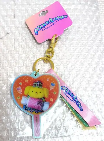 산리오 퓨로랜드 미라클 기프트 퍼레이드 폼폼푸딩 부채 거울