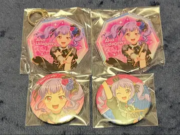 Roselia 우다가와 아코 캔뱃지 아크릴 키링 세트