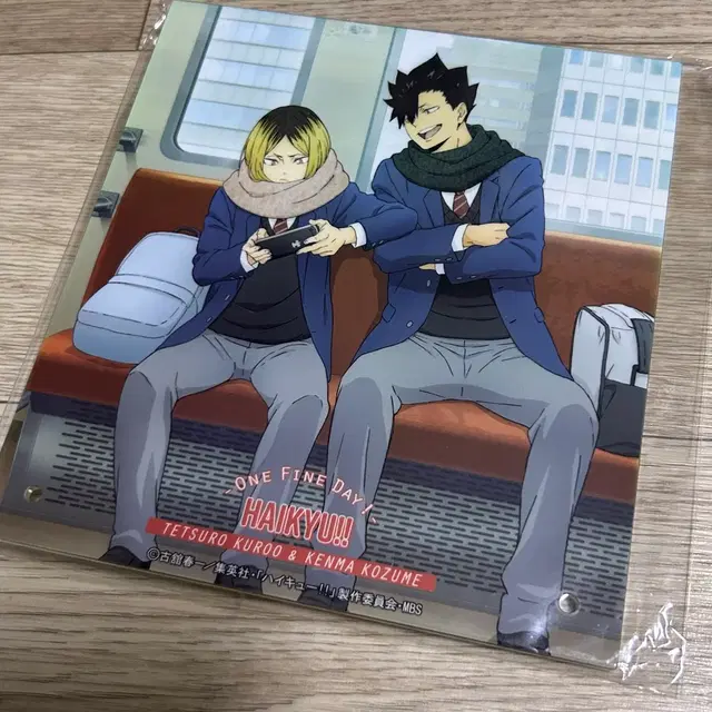 하이큐 네코마 쿠로오 켄마 플레이트 아크릴 스탠드