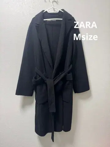 ZARA 롱 코트 블랙