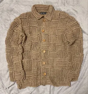 레어 ISSEY MIYAKE 와시 니트 자켓