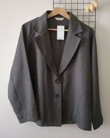 Samansa Mos2 blue 테일러드 셔츠 자켓