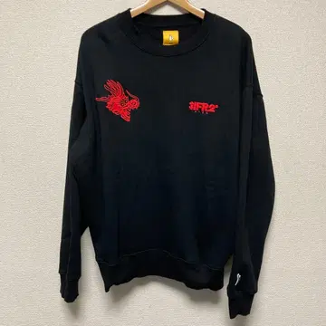 #FR2 블랙 사이즈 L 트레이닝복 백 자수 용 자수