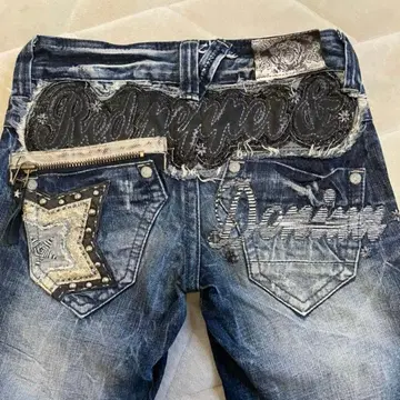 REDPEPPER 데님 플레어 데님 로우라이즈 24 y2k 부츠컷