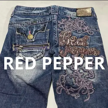 REDPEPPER 로우라이즈 플레어 데님 부츠컷