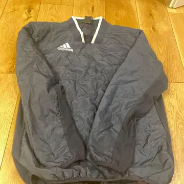 adidas 네이비 카라 부착 의류